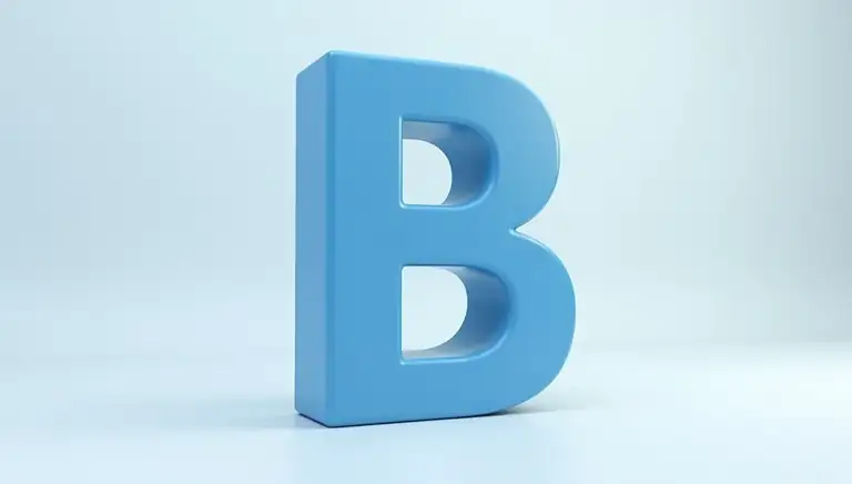B