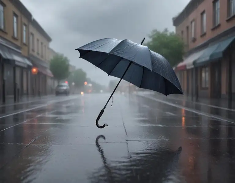 быть дождливым