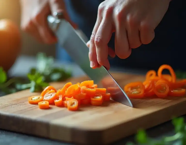 резать кусками