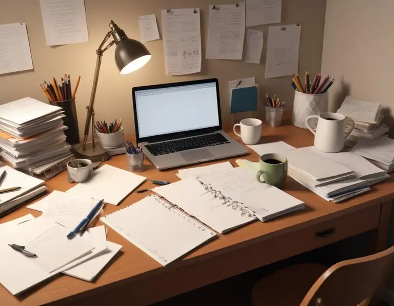 cluttered