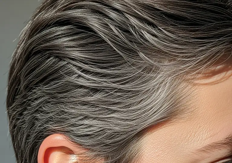 gray hair