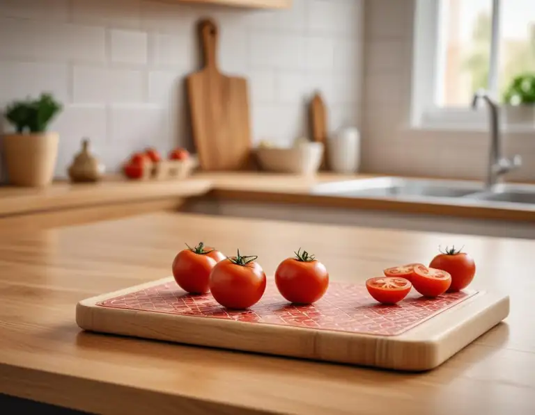 in the kitchen