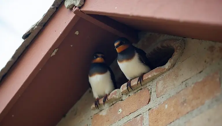 вить гнездо / гнездиться