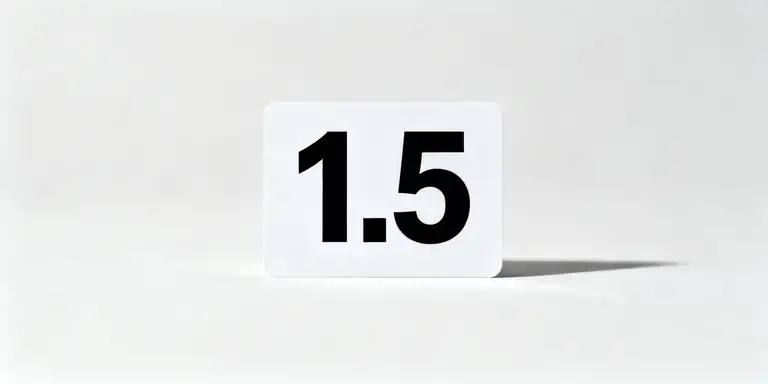 одна целая пять десятых