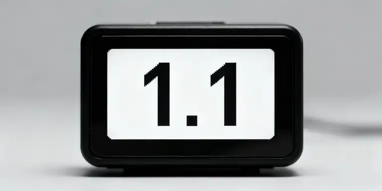 одна целая одна десятая