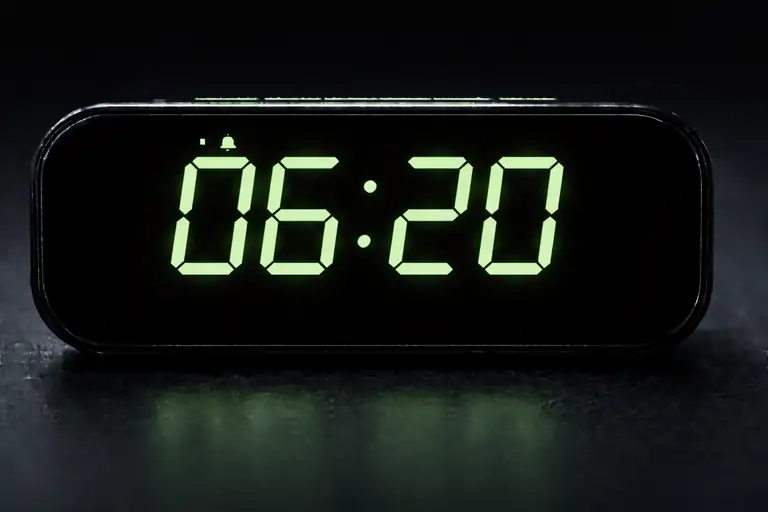 twenty past six