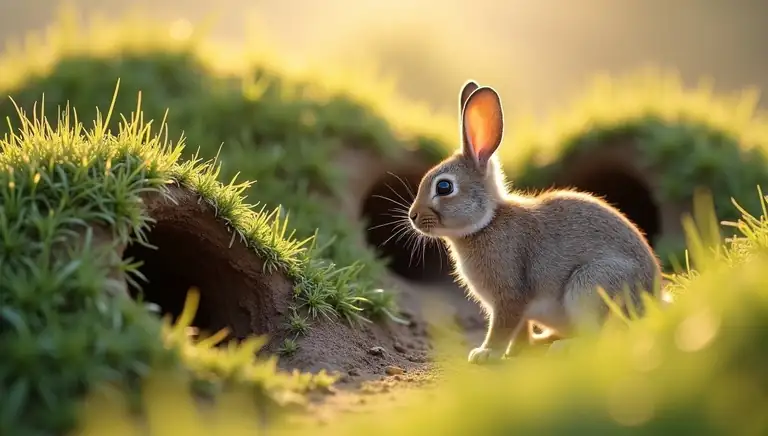 колония кроликов