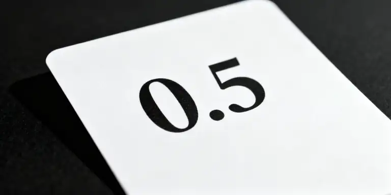 zero point five
