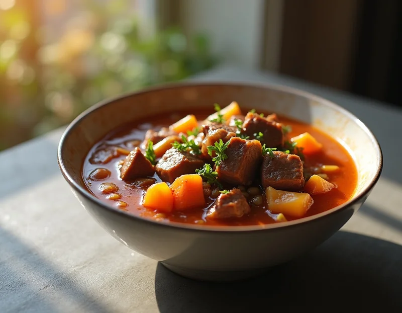 тушёная говядина