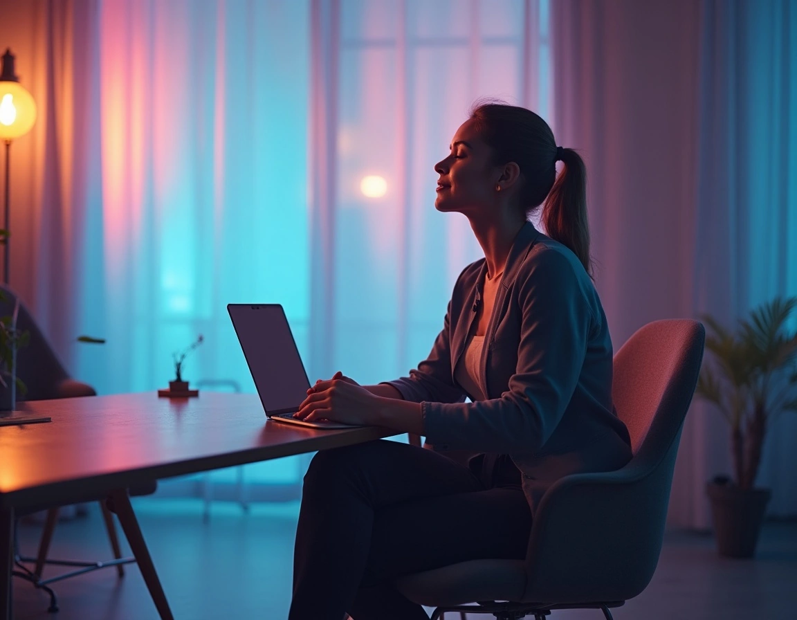 спокойный, расслабленный