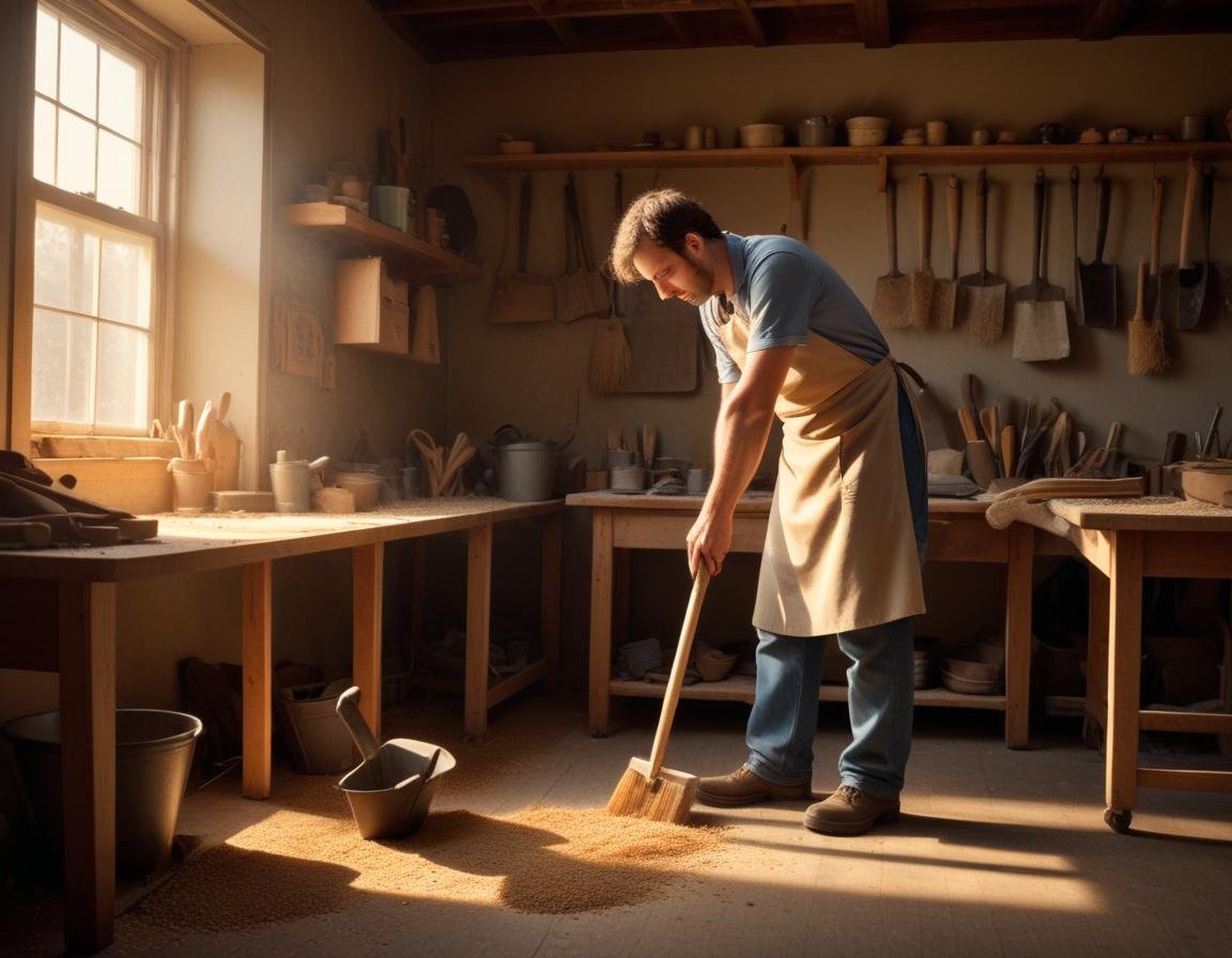 убрать беспорядок