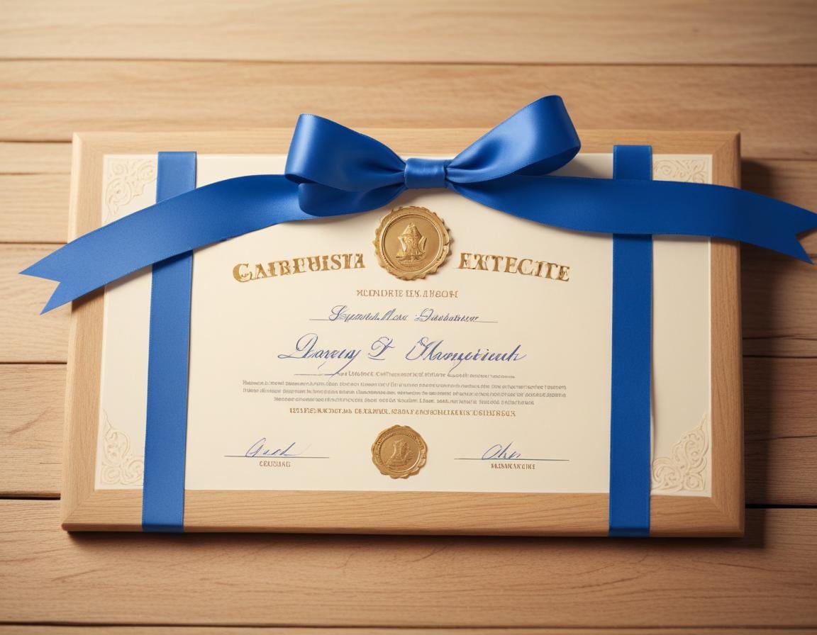 сертификат об окончании