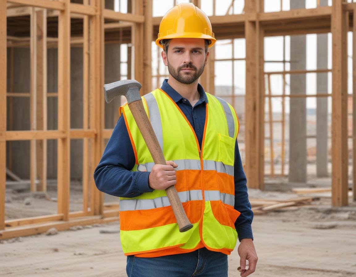рабочий на стройке