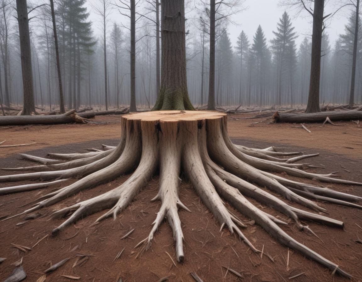 вырубка лесов