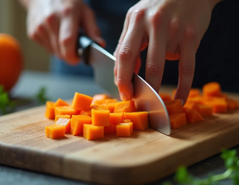 нарезать кубиками