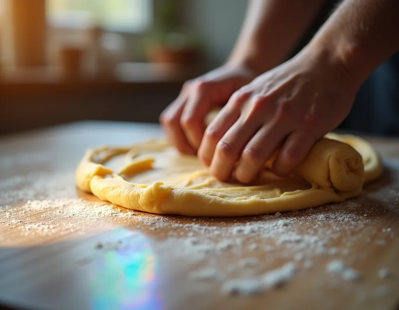 замешивать тесто