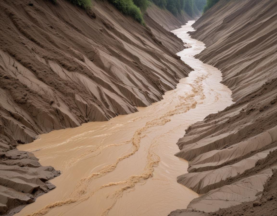 грязевой оползень