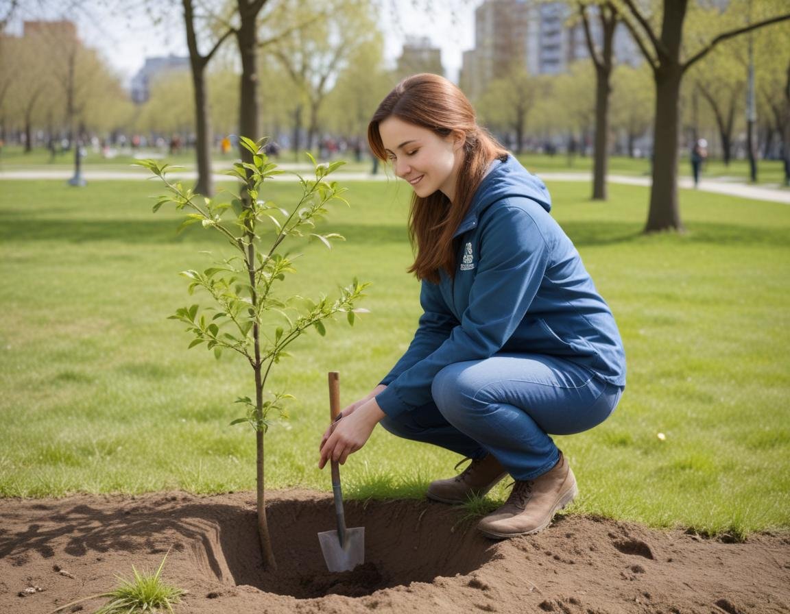 сажать деревья
