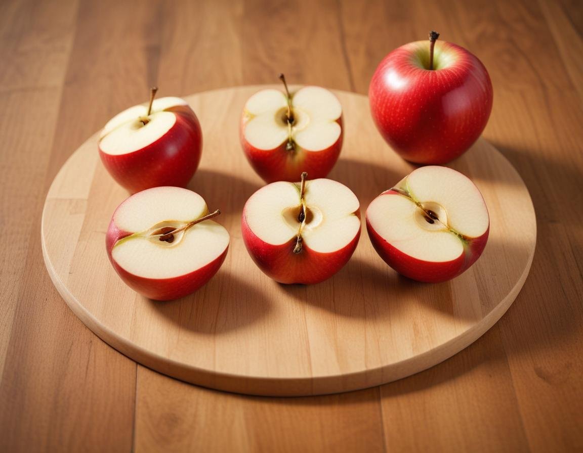 разрезанный на четвертинки