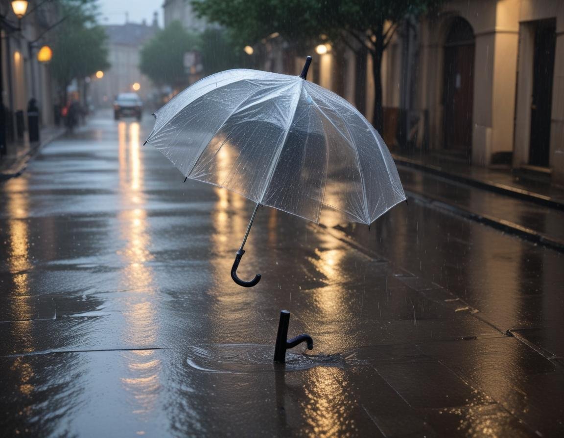 идти сильному дождю