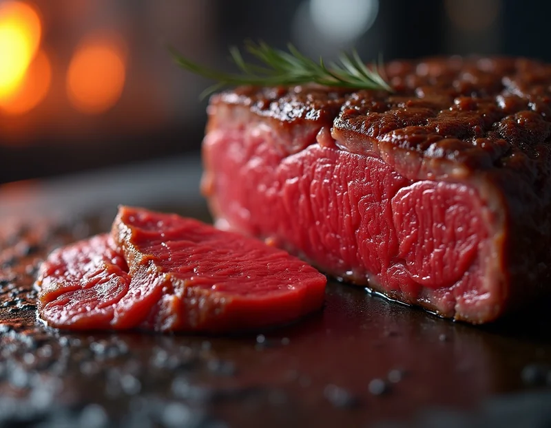 прожарка с «кровью»