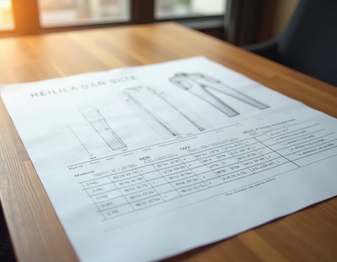 таблица размеров