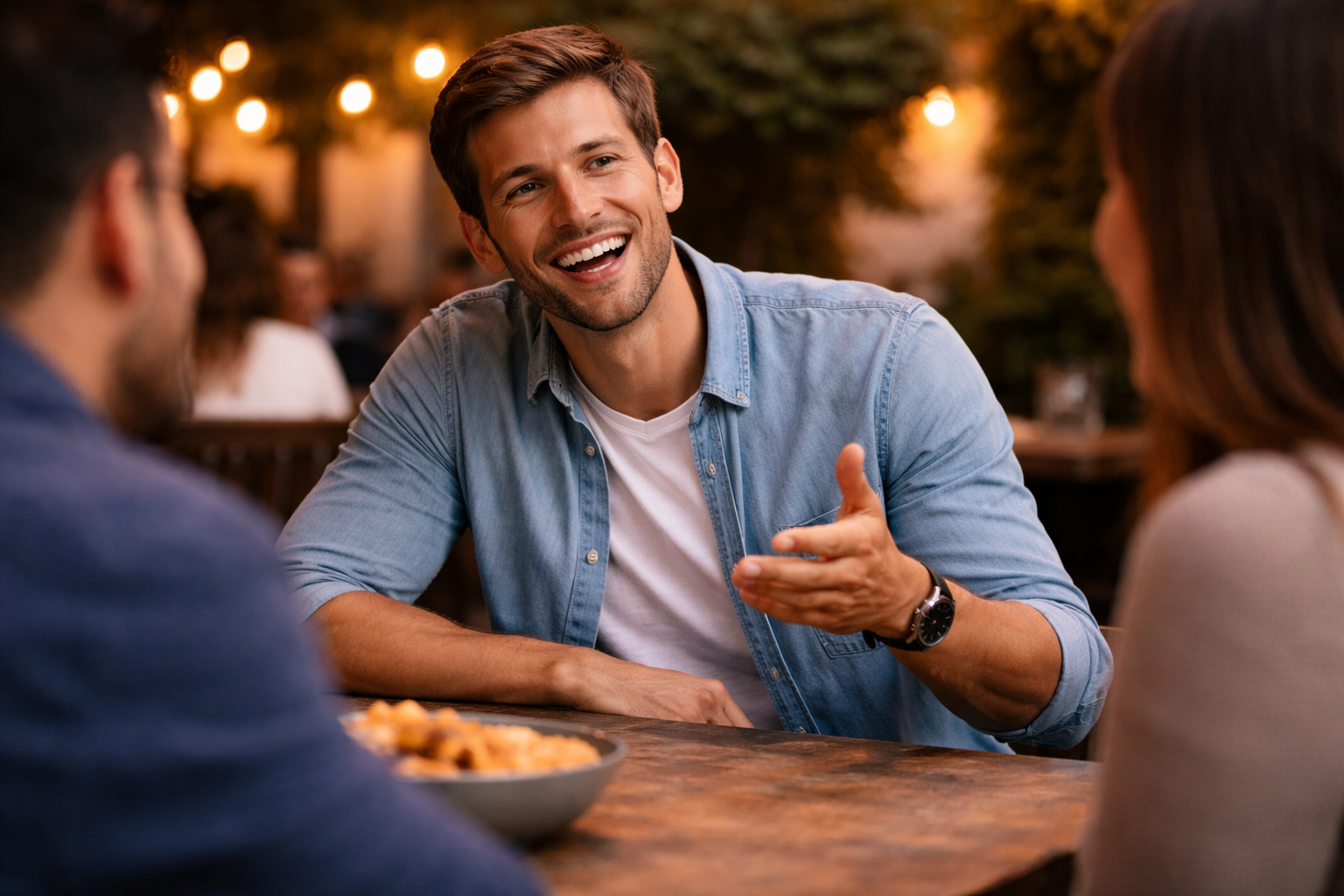 очень общительный человек