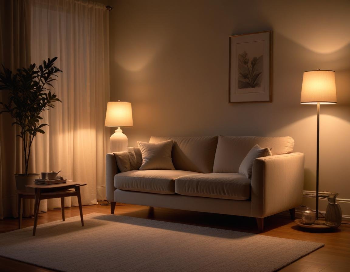 мягко освещённый