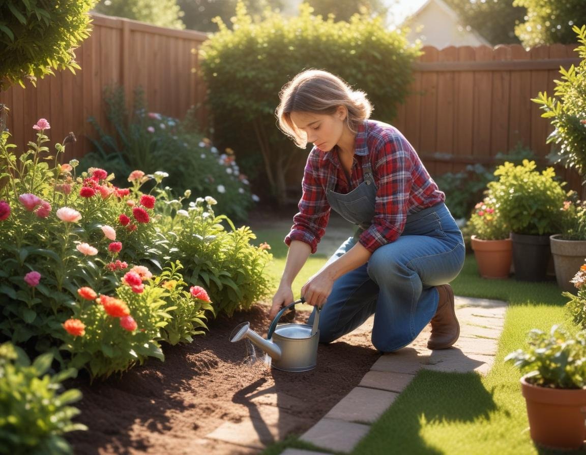 ухаживать за садом